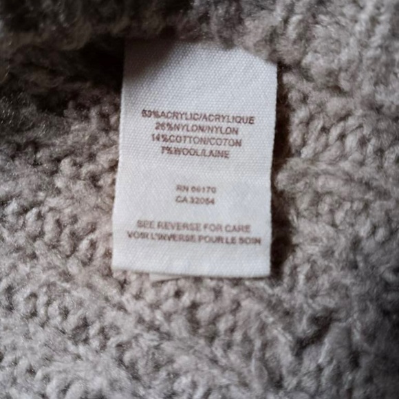 ✨ Free People Brown Soft Open Knit Wool Blend Sweater - Picture 6 of 6